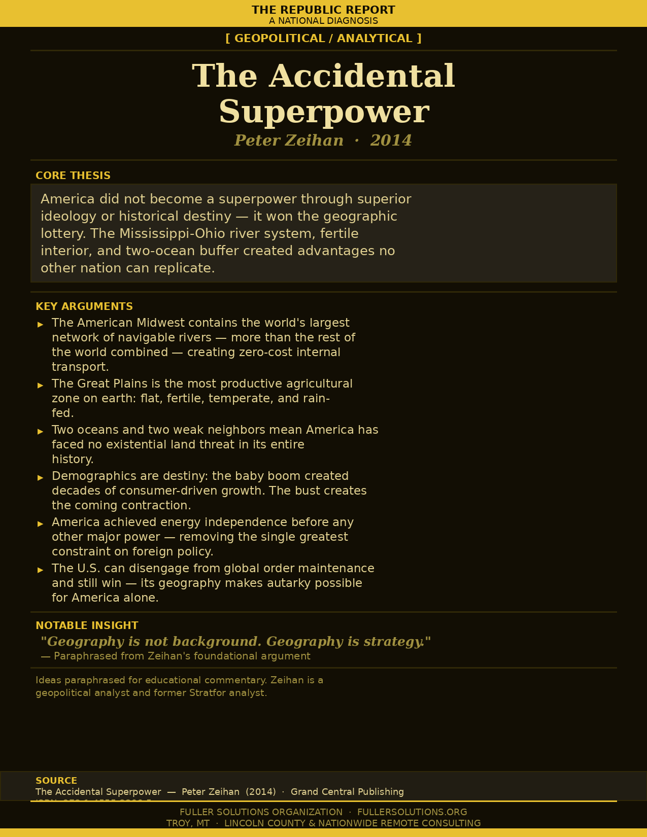 The Accidental Superpower